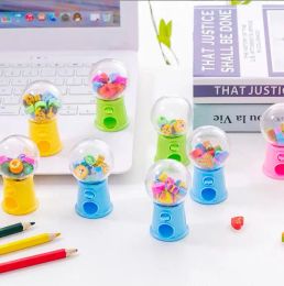 Erasers 20 set/lot Cartoon Gashapon Machine Eraser Suit Cute Fruit Writing Drawing Rubber Pencil Eraser Office School Stationery Supply