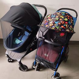 Universal Baby Stroller Accessories Sun Shade Sun Visor Carriage Canopy Cover Infant Crib Car Seat Pushchair Cap Mosquito Net