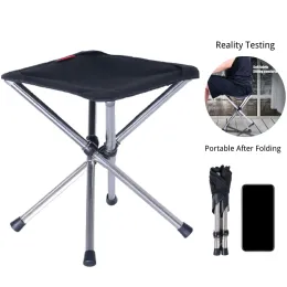 Furnishings Retractable Folding Bbq Stool Camping Fishing Chair Outdoor Portable Foldable Chair Load Bearing Travel Picnic Beach Chairs