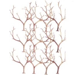 Decorative Flowers 12pcs Artificial Antler Shaped Tree Branches Small Plant Twigs