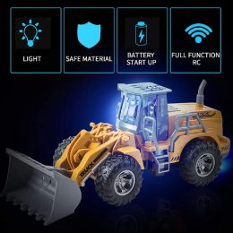 RC Engineering Car Remote Control Excavator RC Model Car Toys Toys Cars Engineering Vehicles Excavator Bulldozer Truck Model