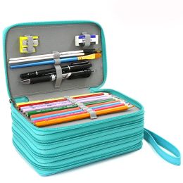Bags Kawaii Portable School Pencil Case 72 Holes Pencilcase for Girls Boys Pen Bag Cartridge Big Box Stationery Pouch Supplies