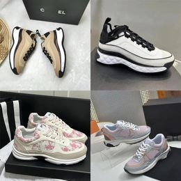 2024 Designer Shoes brand Sneakers Womens Luxury lace-up Casual shoes Classic Trainer Sdfsf Fabric Suede Effect City with box