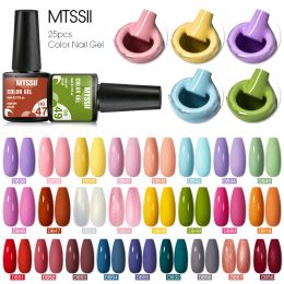 Mtssii 6ml Nude Colour Gel Nail Polish Autumn Semi Permanent Soak Off Gel Varnishes For Manicures Nail Art Gel Matte Top Coat