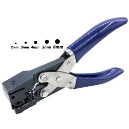 Knife 2/3/4/5/6mm Hole Punch for Pvc Card, Protective Film, Tag, Diy Hand Tools Durable Single Round Hole Punch Hand Held