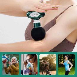 Massage Stones Rocks Portable Mini Massage Gun USB Charge Body Muscle Massager Exercising Relaxation Slimming Shaping Pain Relief 6 Speed Adjustable 240403