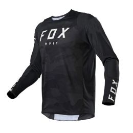 Moto Bicycle Jersey Sleeve Cycling Enduro Mtb Shirt Downhill T-shirt Camiseta Motocross Mx Mountain Bike Clothing Hpit Fox Mtb