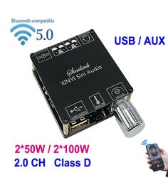 Bluetoothcompatible 250W 2100W AUX TPA3116 Digital Power Amplifier Board 20 CH Stereo Home Music Wireless Module Audio AMP7766708