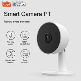 Other CCTV Cameras Tuya Smart 1080p Wi Fi Smart Home Security Camera 2MP highdefinition realtime application alerts twoway audio with tracking Y240415