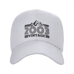 Ball Caps Personalized 2003 Birthday Mountains Baseball Cap Men Women Adjustable Trucker Hat Outdoor