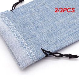 Storage Bags 2/3PCS Mobile Phone Bag Linen Eyewear Container Microfiber Fashion For Men Women Sunglasses Glasses Dust Proof