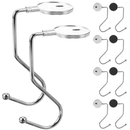 Hooks 10 Pcs Anti-skid Hook Office Table Purse Student Bag Hanger Desk For Girl Backpack Bags