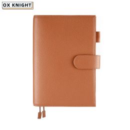 Planners OX KNIGHT Original Series A5 Plus Cover for Hobonichi Weeks 2024A5 Notebook Leather Planner Organizer Agenda Journal Diary