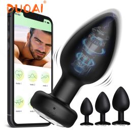 Toys App Remote Anal Vibrator Bdsm Vibrating Butt Plug G Spot Dildo Vibrator Prostate Massage Vagina Bluetooth Sex Toys for Men Women