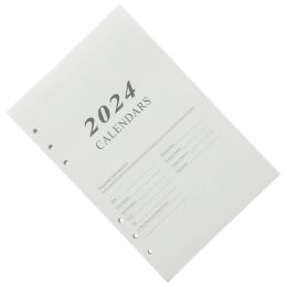 2024 English Agenda Book Page A5 Wish Lists Notebooks Paper Daily Use Pads Family Planner
