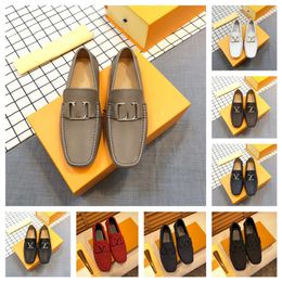 2024 Luxury Designer Fashion Crocodile Pattern Driving Shoes For Men Casual Loafers Business Formal Dress Footwear Zapatos Hombre