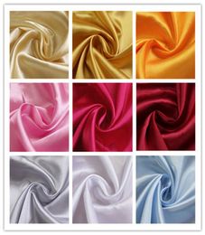 1 Yard 15097cm Polyester Satin Fabric Wedding Satin Fabric for Sewing and Party Decoration HHY16399715