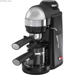 Coffee Makers 800 Watt Cappuccino Brewer and Espresso Maker w/ Frothing Wand Black.USA.NEW Y240403