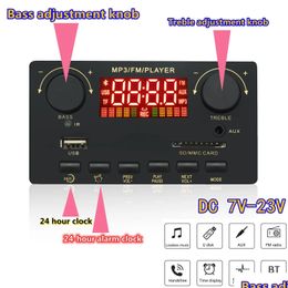 Mp3 & Mp4 Players Player 2X40W 80W Amplifier Bluetooth 5.0 Wav Decoder Board 12V Car Fm Radio Mode Support Tf Usb Aux Hands Call Reco Dhqua