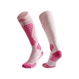 1 Pair Winter Warm Thickened Ski Socks Outdoor Sports Hiking Breathable Stockings For Women Men Children Snow Sports Travel M4J4