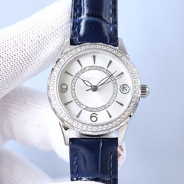 Watch Women Watches Diamond Bezel 38MM Automatic Mechanical Watch Fashion Wristwatches Leather Strap Montre de luxe Business Desig353p