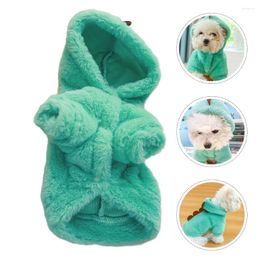 Dog Apparel Hoodie Cartoon Sweatshirt Coat Keep Warm Warmth Clothes Polyester Puppy Lovely Pet Party Cosplay