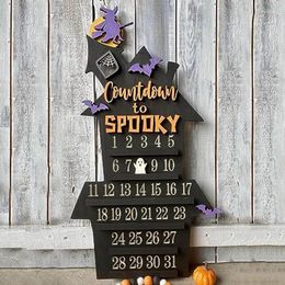 Party Decoration Halloween Countdown Coffin Modelling Calendar DIY