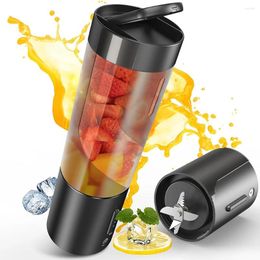 Blender Portable Wireless Electric Fruit Juicer 4000mAh USB Rechargeable Smoothie Personal Orange Ice Crushing 6 Blades Mixer