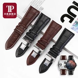 Watch Bands For DZ7395 7333 7430 7312 4323 7257 M2/02 P1B/01 S2/01 Watchband Large Size Leather Men's Strap