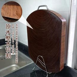 Window Stickers Authentic Iron Wood Cutting Board Rectangular Clam Household Solid Whole B