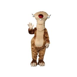2024 high quality newest custom sloth cartoon mascot costume sloth furry suit fancy dresses for Halloween Christmas carnival party