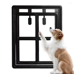 Cat Carriers Pet Screen Door Magnetic Closure Wall Dog Supplies Lockable Safe For Kitten Puppy Interior