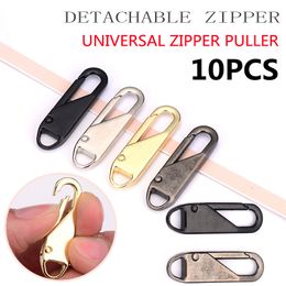 5/10pc Universal Replacement Zipper Slider Metal Removal Zipper Puller Zipper Repair Kit For DIY Craft Sewing Tools Metal Zipper