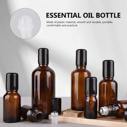 Storage Bottles 10 Pcs Essential Oil Bottle Roller Ball Dispenser Container Glass Empty Perfume Plastic