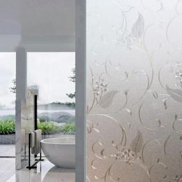 Window Stickers Decoration Easy Clean Privacy Home Decor Frosted Glass Film Door