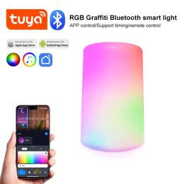 Control Tuya Bluetooth Smart Sleeping Wakeup Nightlight App Remote House Bedroom Bedside Light Alexa Google Home Voice Assistant
