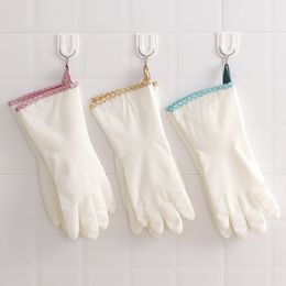 Household Kitchen Gloves Washing Dishes Durable Household Cleaning Waterproof Laundry Rubber Gloves Wholesale