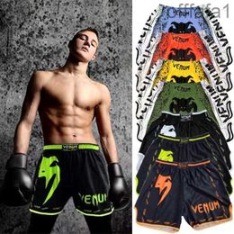 Mens Shorts Training Muay Thai Fighting Fitness Combat Sports Pants Printed Boxing Clothing Mma Sweatpants Pretorian Boxeo MR8I