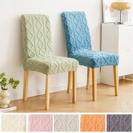 Chair Covers Elastic Cover For Braid Jacquard Universal House Seat Seatch Lving Room Chairs Home Dining Wedding