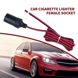 1pcs 12V 24V Cigarette Lighter with 30cm Cable Wire Cord Power Supply Socket 15A Male Plug Adapter Auto Connector Outlet Charger