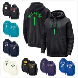 Hoodie Antetokounmpo Curry Brown Lillard Morant Williamson Durant James Embiid Jokic Booker Butler Ball Ball Thompson BBCCAAB