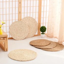 Pillow Thickened Rattan Straw Tatami Futon Meditation Pad For Yoga Living Room Sofa Balcony Outdoor Home Decor