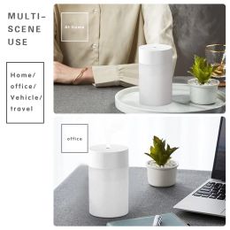 Mini Essential Oil Diffuser 260ml Aromatherapy Diffuser Desktop Air Humidifier USB Vehicle-mounted Humidifier with LED Lights