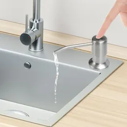 Liquid Soap Dispenser Kitchen Sink Pump Stainless Steel With 100cm Extension Tube For Countertop Built-in