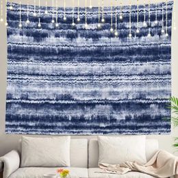 Tapestries Marble Geometric Blue Tapestry With Shapes Pink Diamond Wall Hanging Bedroom Living Room