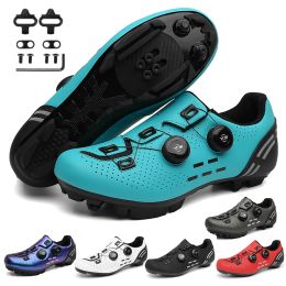 Boots Mtb Cycling Shoes with Spd Cleat Men Mountain Bike Footwear Women Road Bike Boots Triathlon Flat Racing Bicycle Speed Sneakers