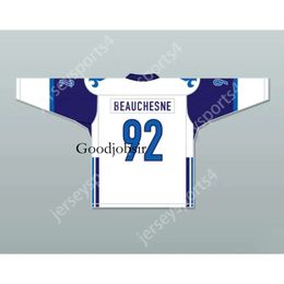 Gdsir Custom ALEX BEAUCHESNE 92 LE NATIONAL DE QUEBEC AWAY HOCKEY JERSEY LANCE ET COMPTE NEW Top Ed S-M-L-XL-XXL-3XL-4XL-5XL-6XL