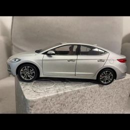 Diecast 1/18 scale HYUNDAI AUTO Elantra alloy car model Toys Cars Collectible Ornaments Toys for Boys Gifts for Children