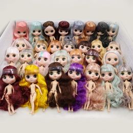 ICY DBS Middie Blyth doll No9 20cm 18 joint body matte face Hand gesture as Gift Neo 240403