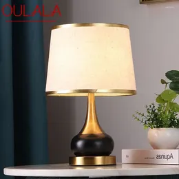 Table Lamps OULALA Nordic Lamp LED Creative Modern Bedside Desk Lights Luxury Simple Decor For Home Living Room Study Bedroom